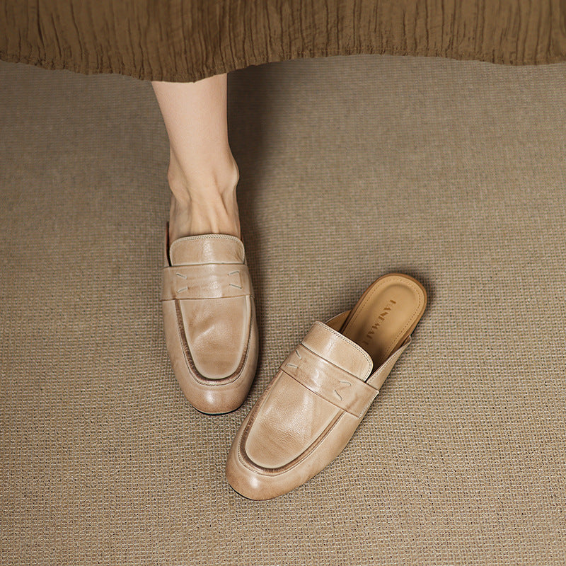 Serin | Genuine Leather Mules