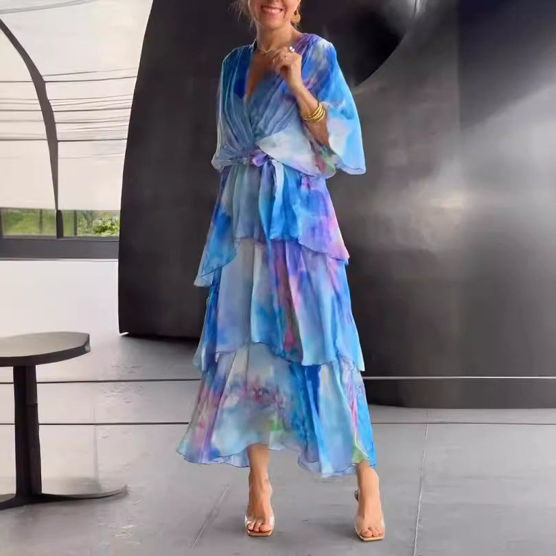 Ellis & Johnson™ | Layered Floral Sun Dress