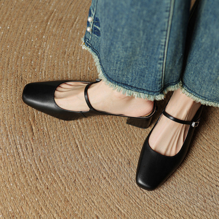 Genuine Leather Mules Esmer