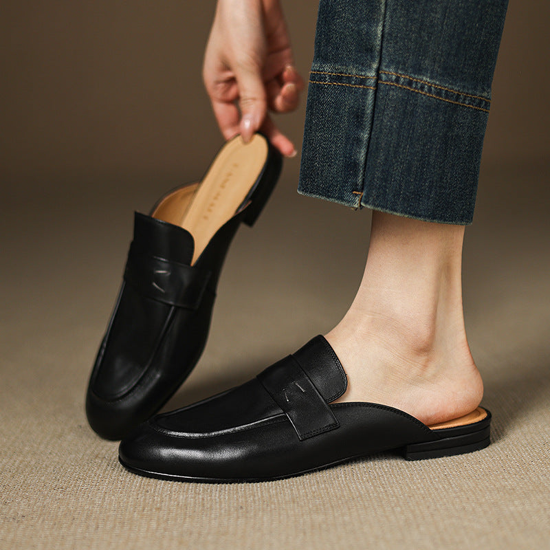 Serin | Genuine Leather Mules