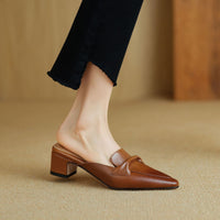 Erlen | Genuine Leather Mules