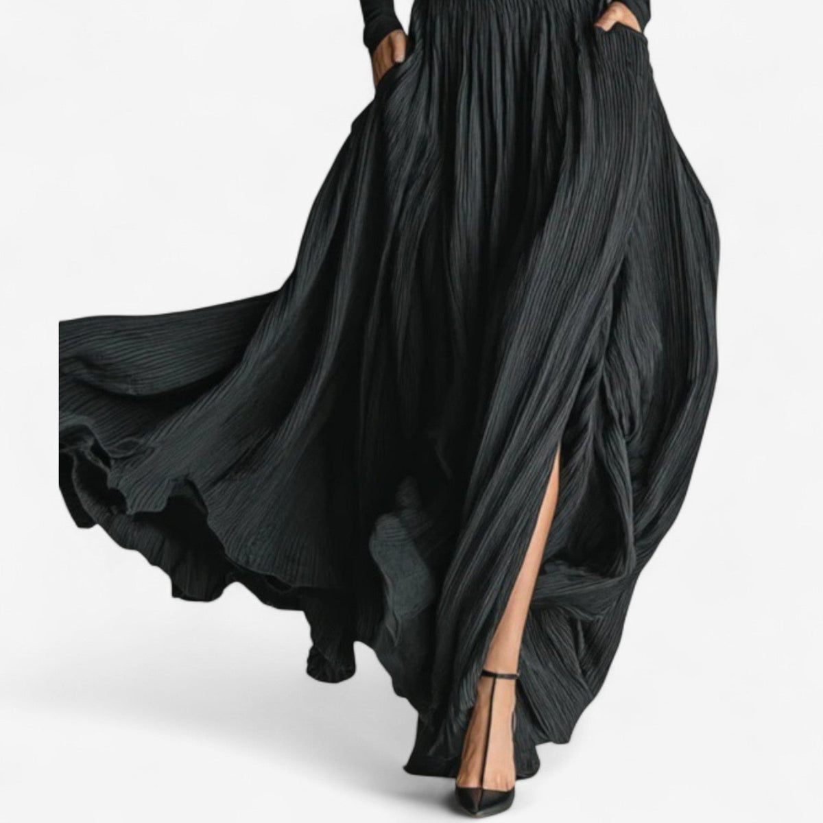 RACHEL | High-Waist Maxi Dress