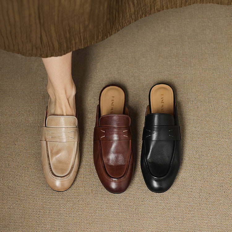 Serin | Genuine Leather Mules