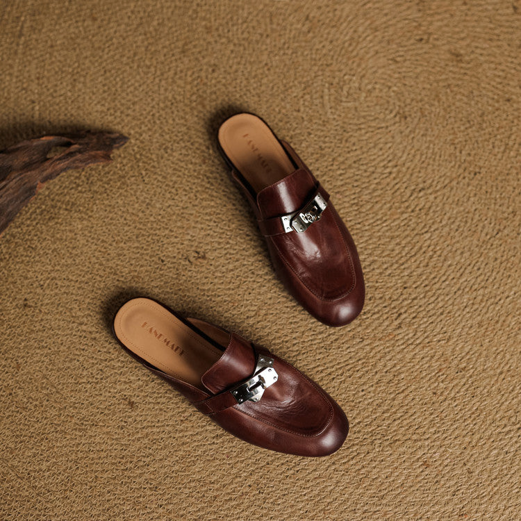 Carla | Genuine Leather Mules