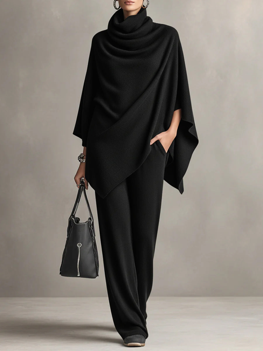 Celeste | Elegant Drape Two-Piece Set