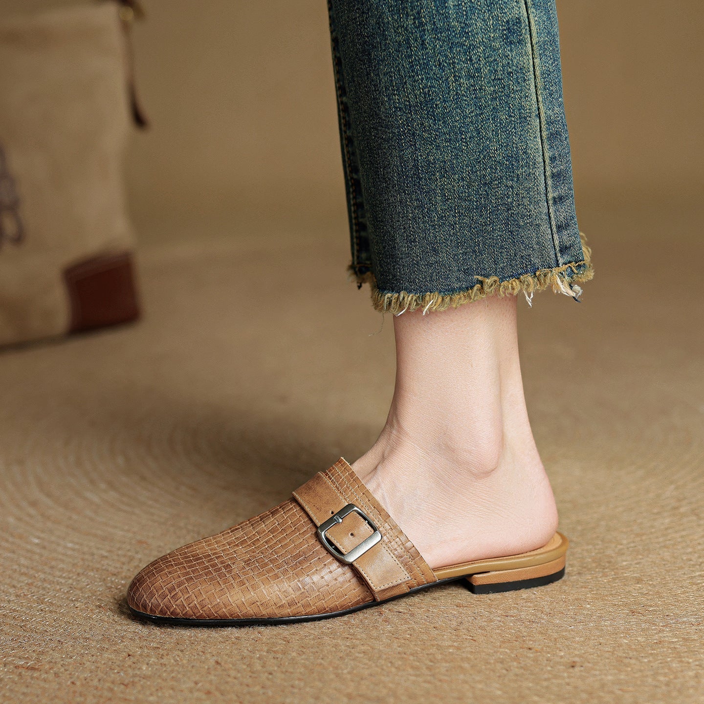 Emrie | Genuine Leather Mules
