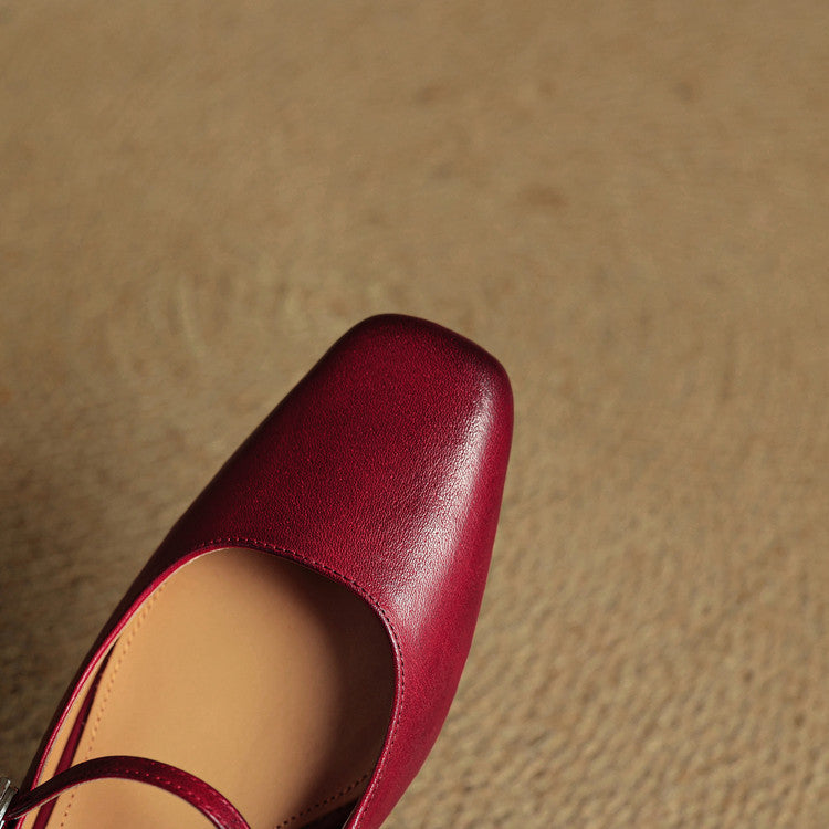 Genuine Leather Mules Esmer