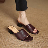 Oats | Genuine Leather Mules