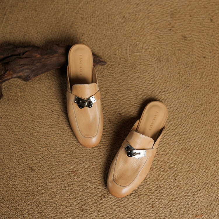 Carla | Genuine Leather Mules