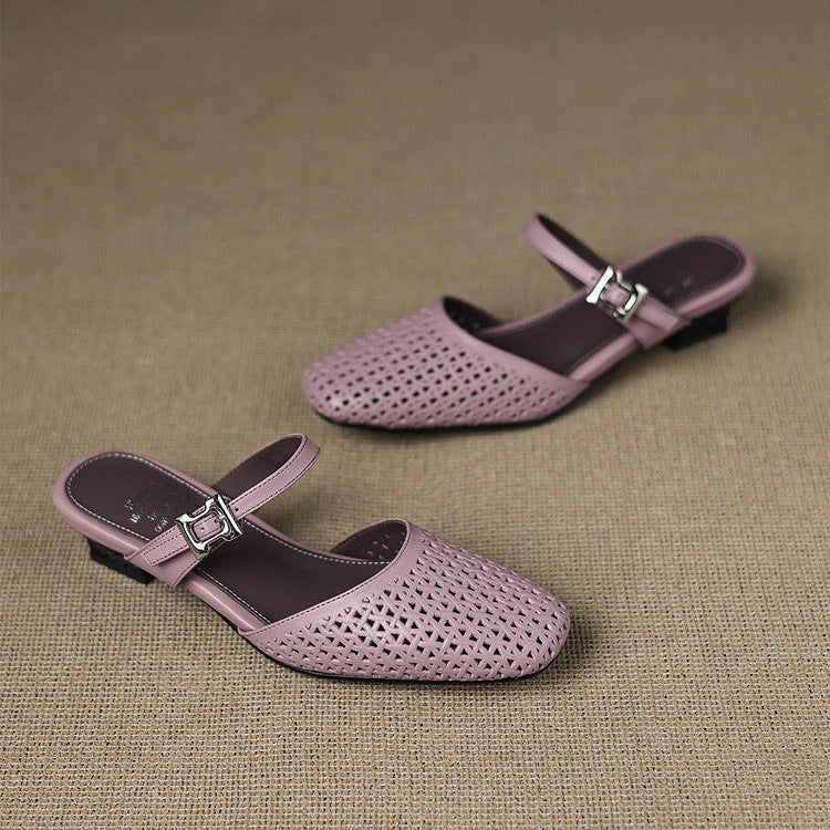 Ovia | Genuine Leather Mules