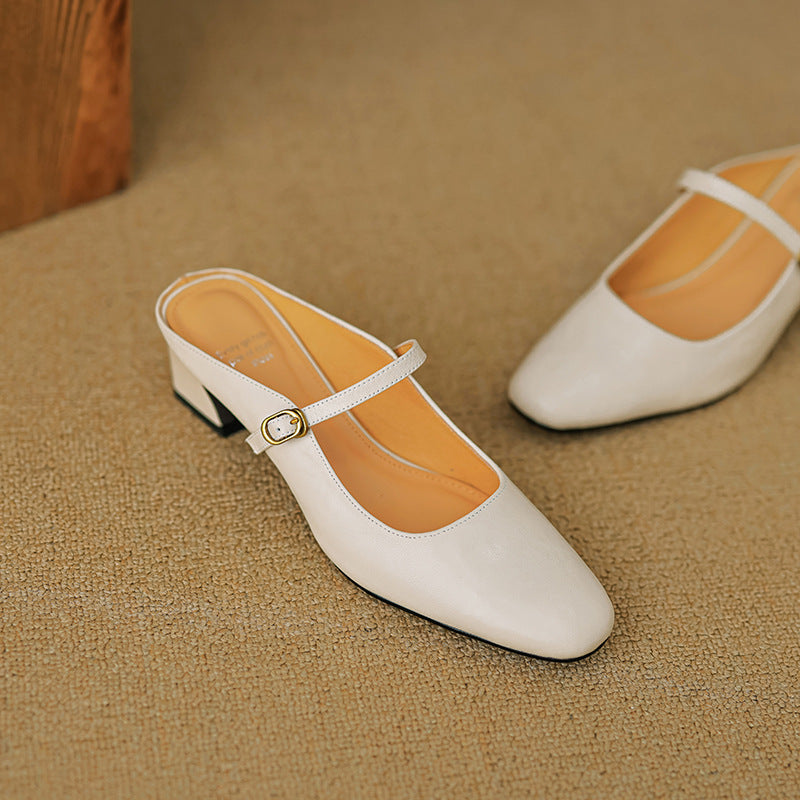Vian | Genuine Leather Mules