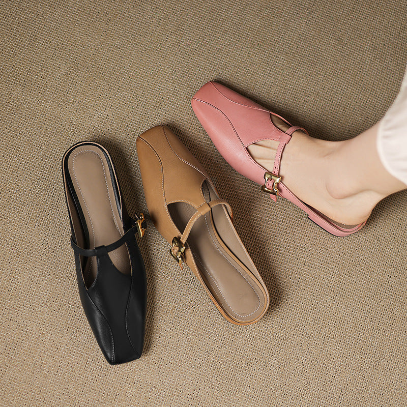 Keva | Genuine Leather Mules