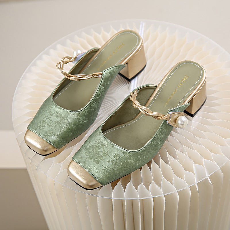 Melina | Genuine Leather Mules