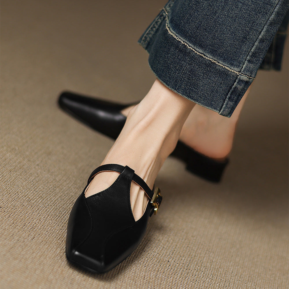 Keva | Genuine Leather Mules