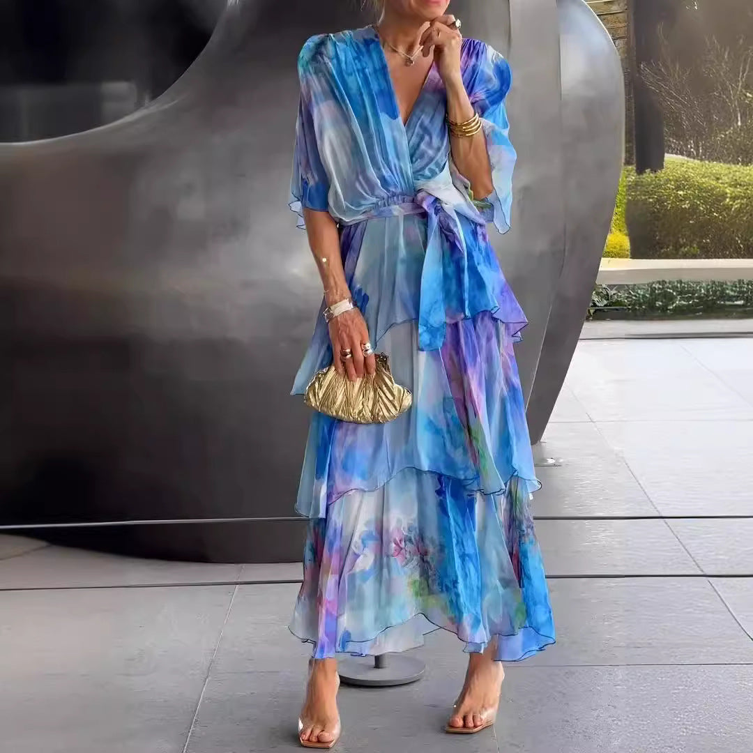 Ellis & Johnson™ | Layered Floral Sun Dress