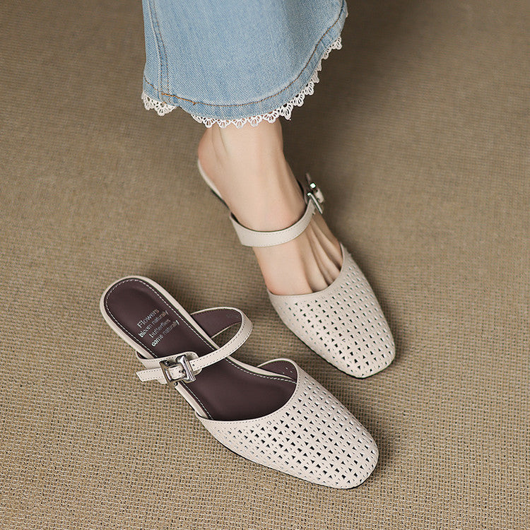 Ovia | Genuine Leather Mules