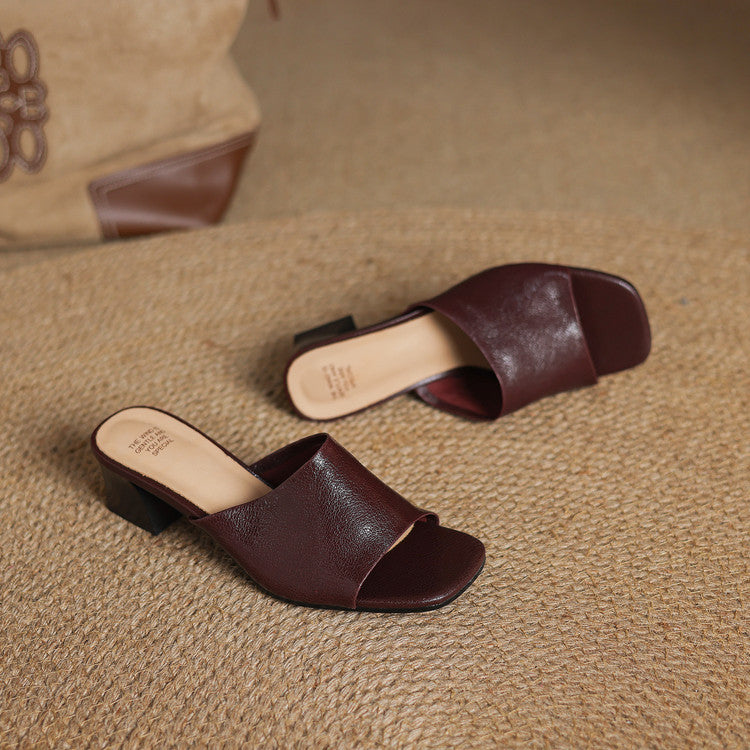 Oats | Genuine Leather Mules