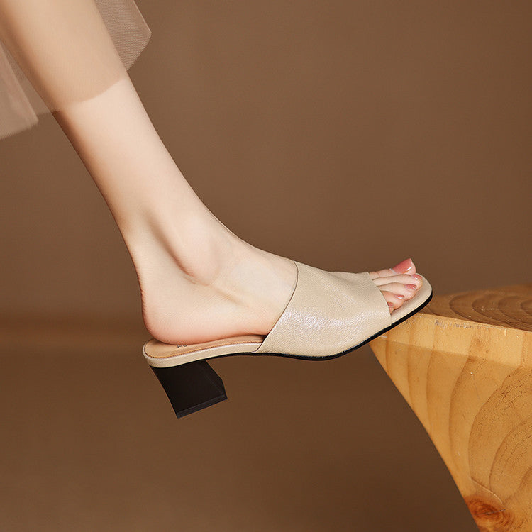 Oats | Genuine Leather Mules