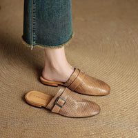Emrie | Genuine Leather Mules