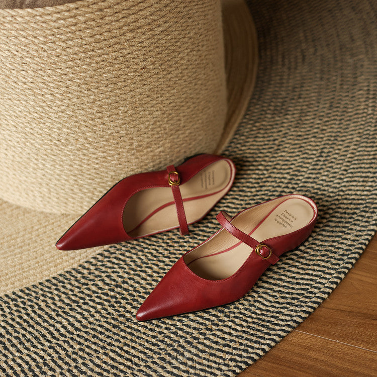 Neok | Genuine Leather Mules