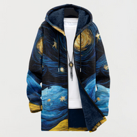 Harper | Celestial Print Coat