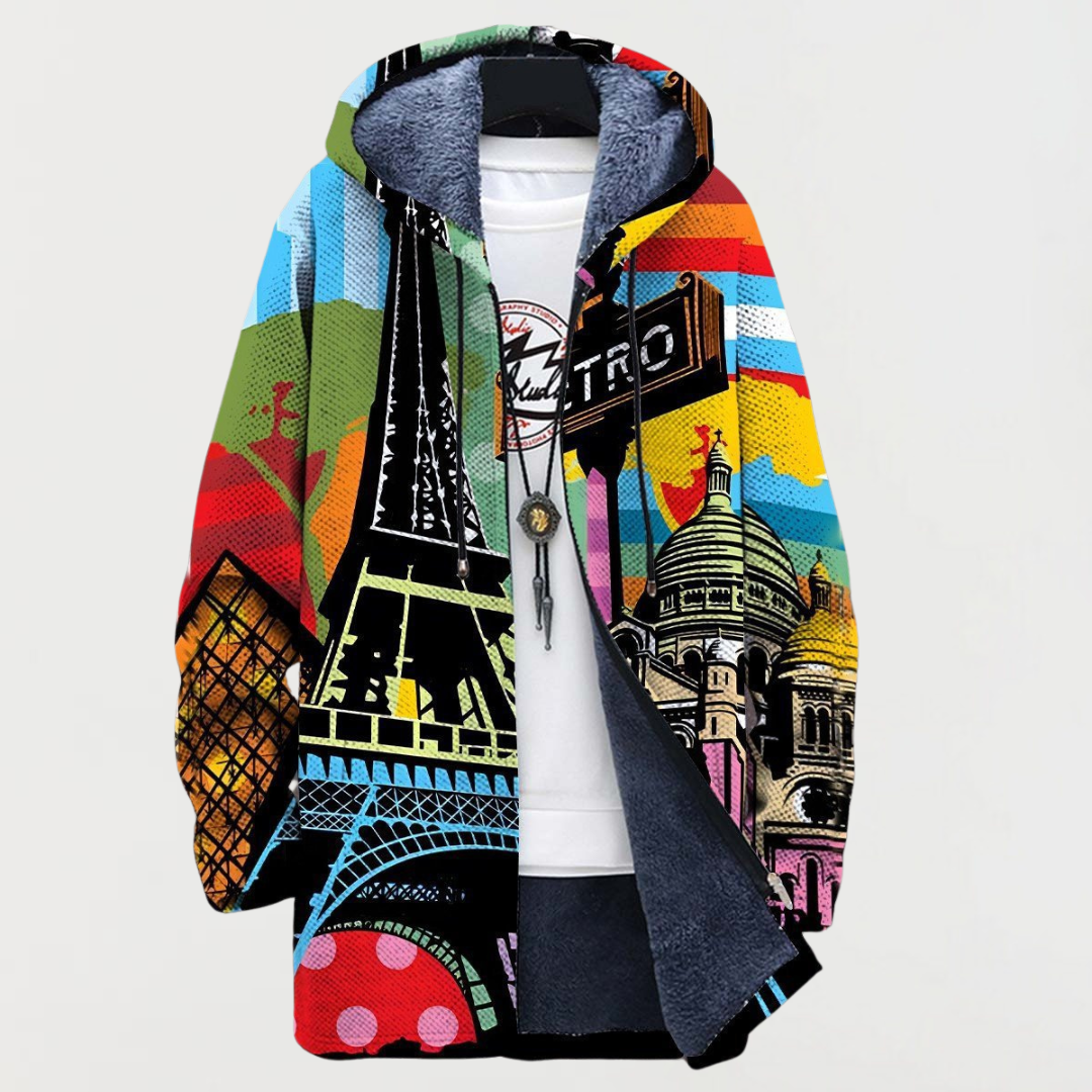 Jamie | Urban Print Hoodie – Wells & Rose