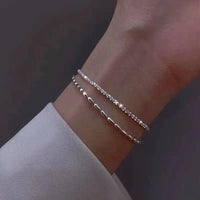 Amparo - Elegant Silver Bracelet Set with Zirconia Stones
