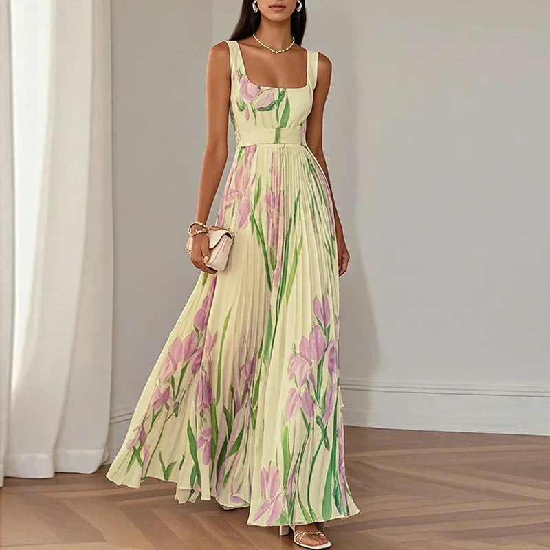 Oriah | Floral Maxi A-Line Dress