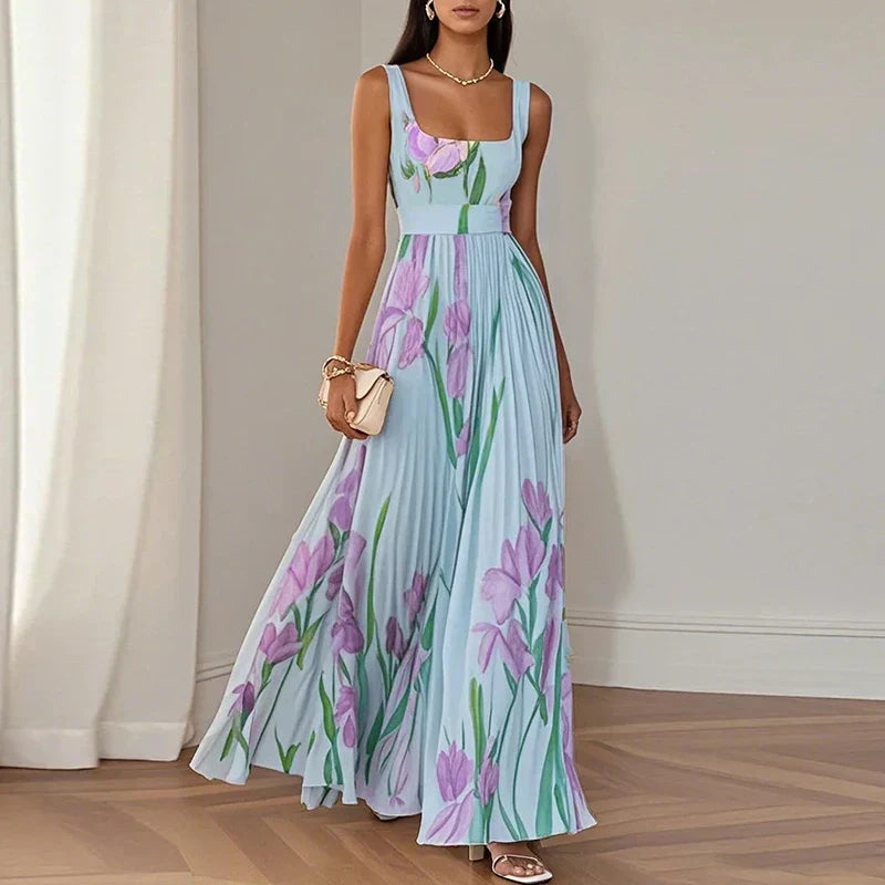 Oriah | Floral Maxi A-Line Dress