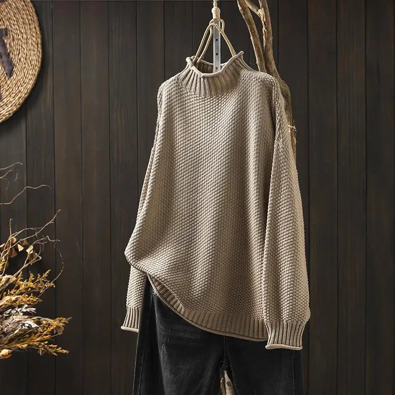 Amara | Soft Hand-Knit Sweater – Wells & Rose