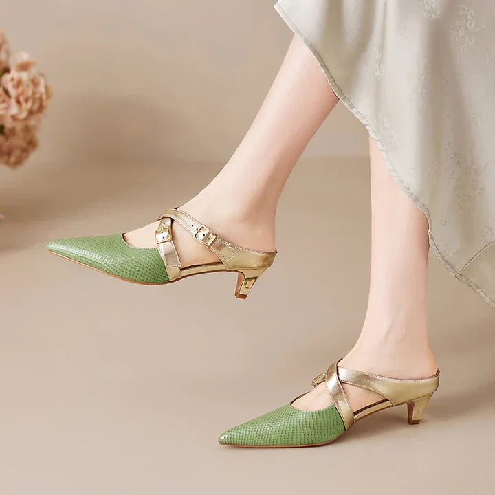 Zelle | Genuine Leather Mules
