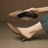 Olivia | Genuine Leather Mules