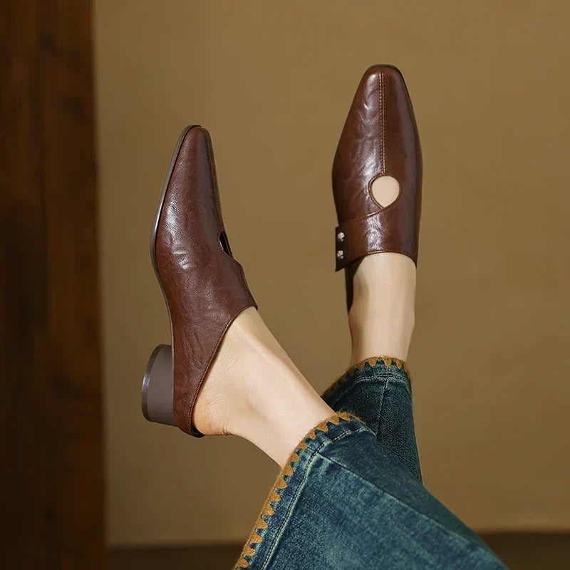 Agnit | Genuine Leather Mules