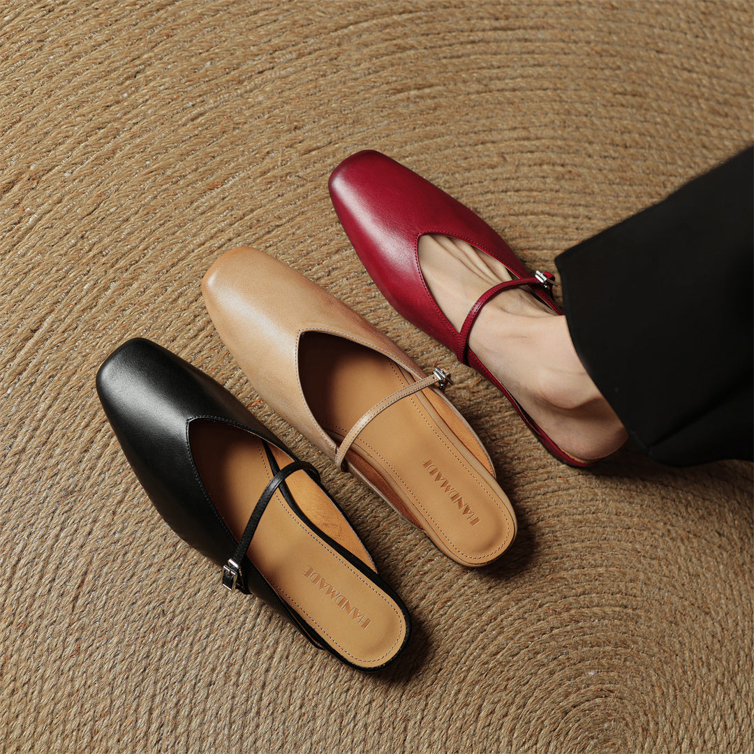 Miral | Genuine Leather Mules