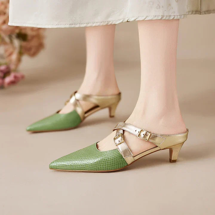 Zelle | Genuine Leather Mules