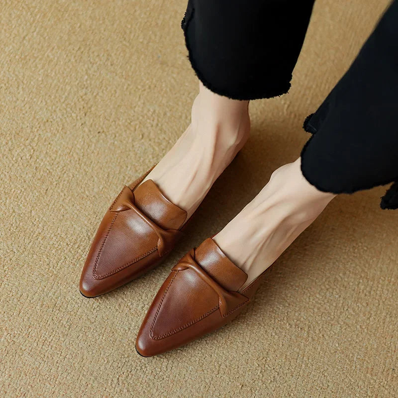 Alaya | Genuine Leather Mules