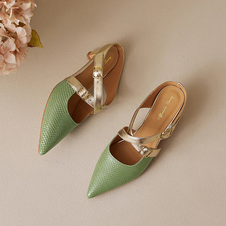 Zelle | Genuine Leather Mules