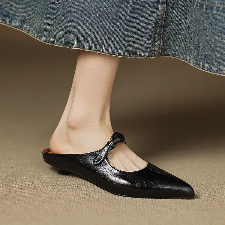 Alour | Genuine Leather Mules