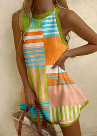 Naomi | Bohemian Print Mini Dress