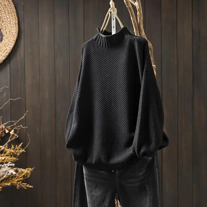 Amara | Soft Hand-Knit Sweater – Wells & Rose