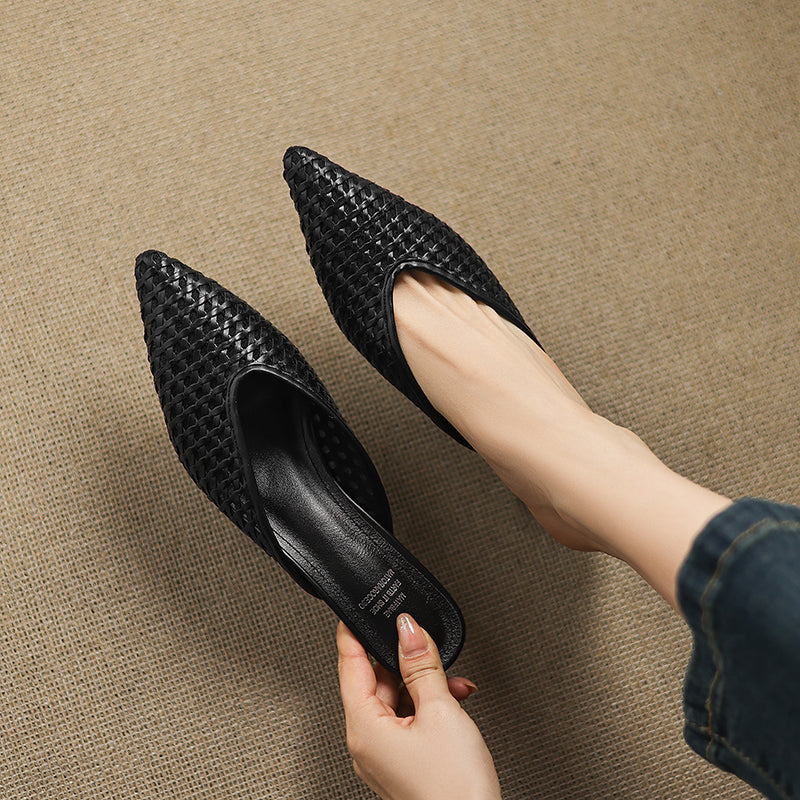 Olivia | Genuine Leather Mules