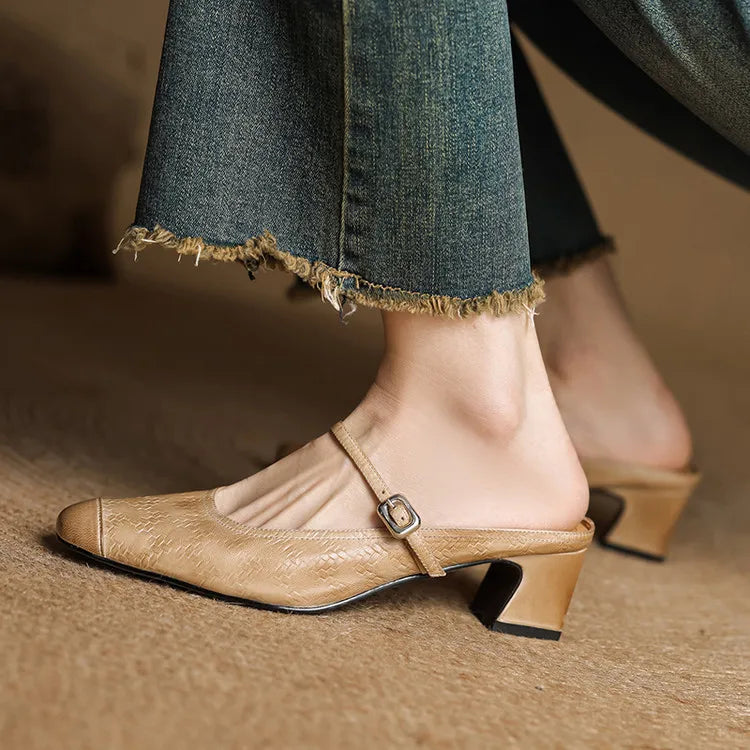 Berla | Genuine Leather Mules