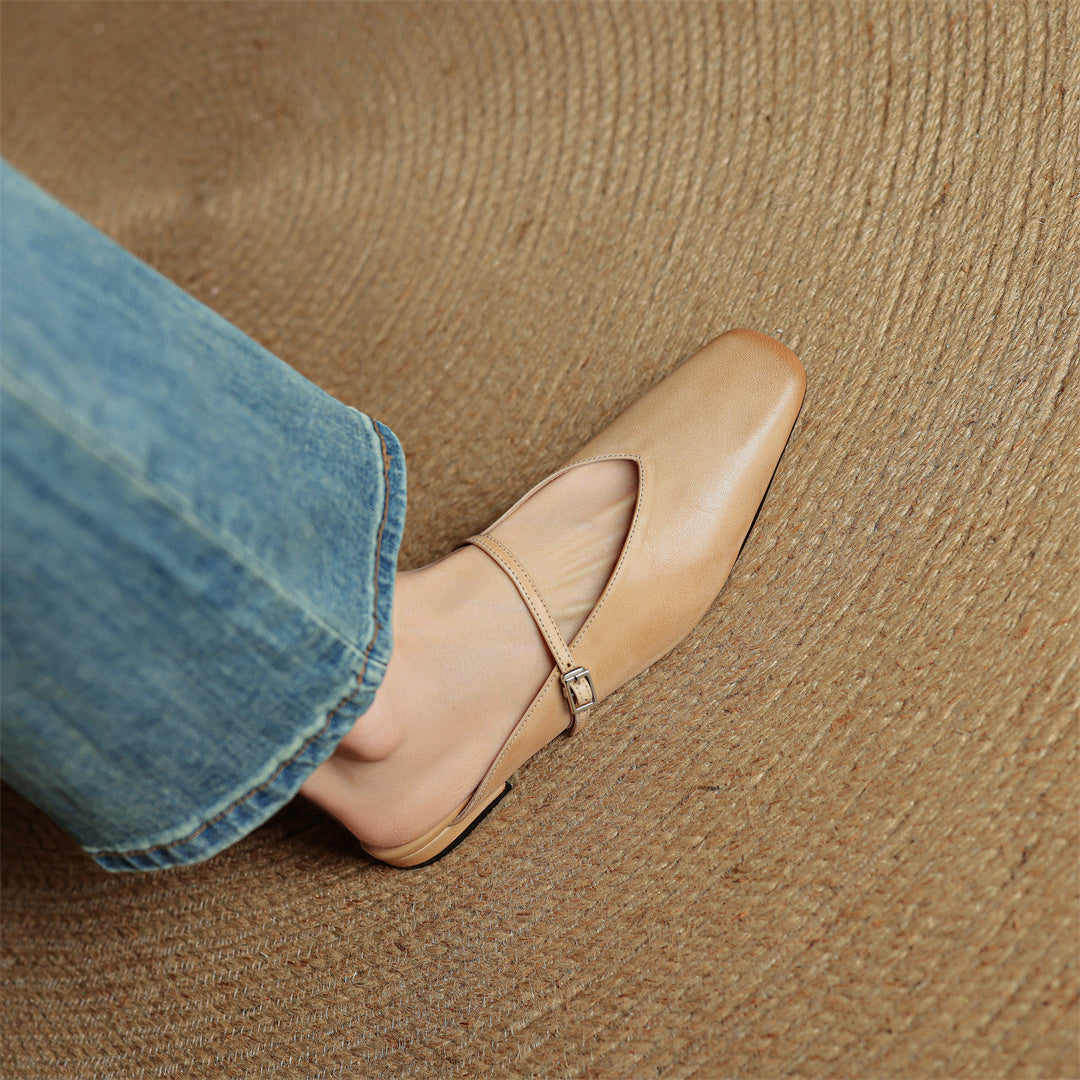 Miral | Genuine Leather Mules
