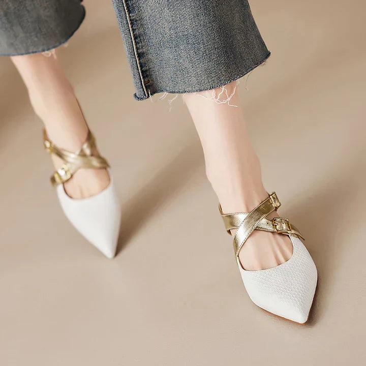 Zelle | Genuine Leather Mules