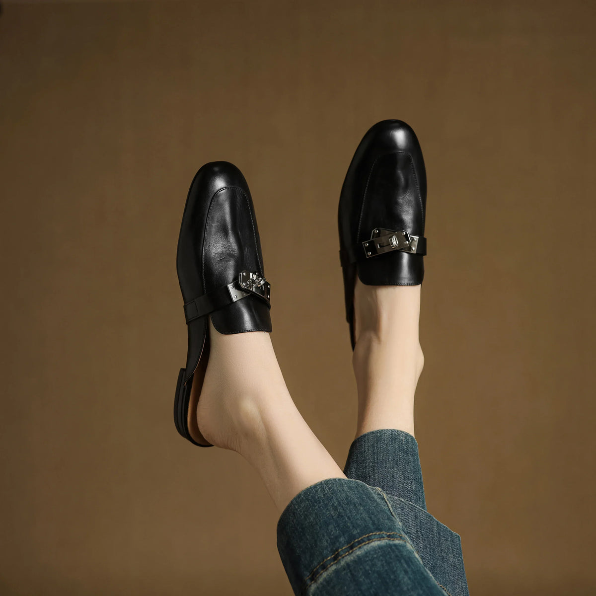 Carla | Genuine Leather Mules