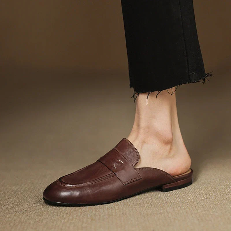 Serin | Genuine Leather Mules
