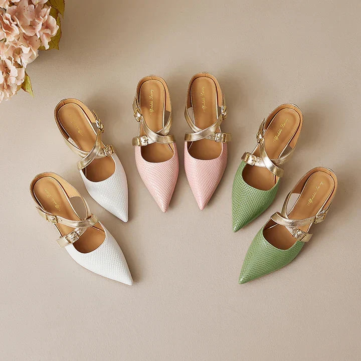 Zelle | Genuine Leather Mules