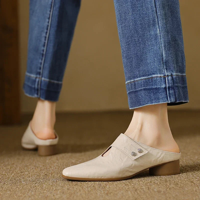 Agnit | Genuine Leather Mules