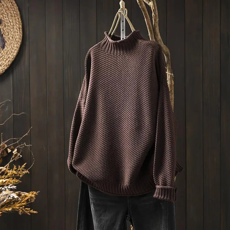 Amara | Soft Hand-Knit Sweater – Wells & Rose