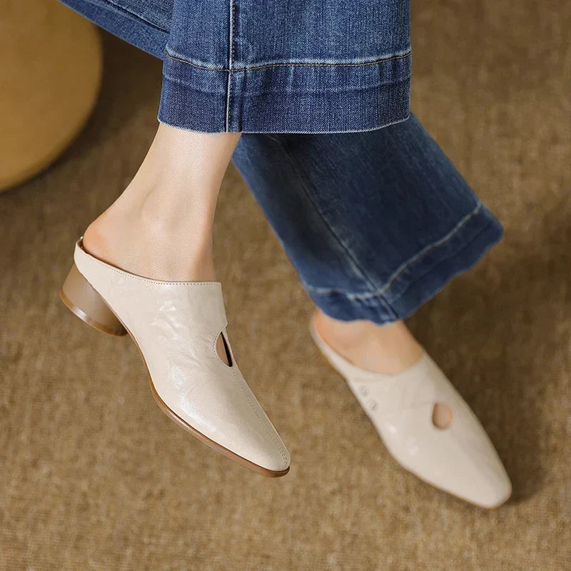 Agnit | Genuine Leather Mules